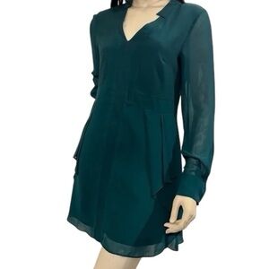 BCBGeneration Jade Green Chiffon Mini Dress
